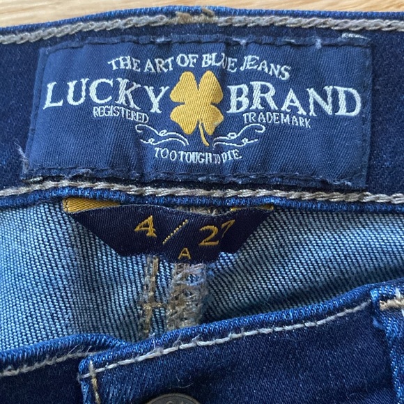 Lucky Brand Dark Wash Brooke Legging Jean in Size 4 Size 27 Jegging Skinny - Picture 3 of 11